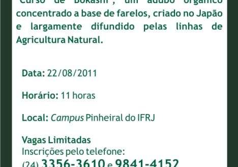Curso de Bokashi no Rio de Janeiro Curso de Bokashi no Rio de Janeiro