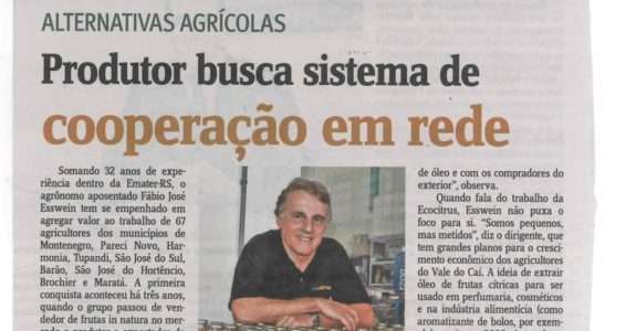 Ecocitrus é destaque no Jornal do Comércio
