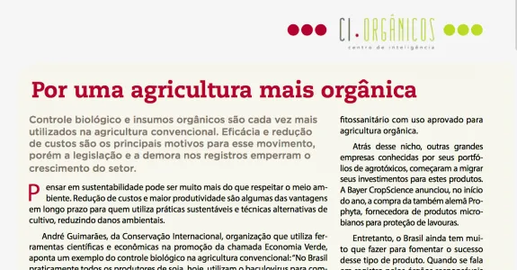 Insumos orgânicos na Revista A Lavoura Insumos orgânicos na Revista A Lavoura