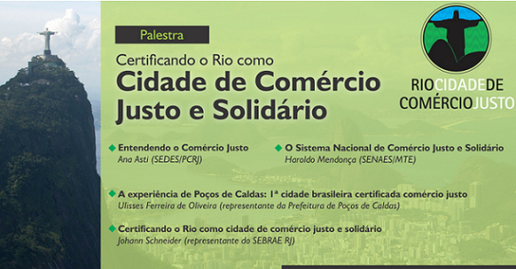 Certificando o Rio como Cidade de Comércio Justo e Solidário