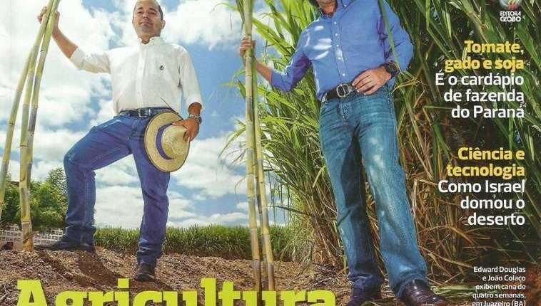 Capa da revista Globo Rural de março de 2015, com artigo de Sylvia Wachsner.