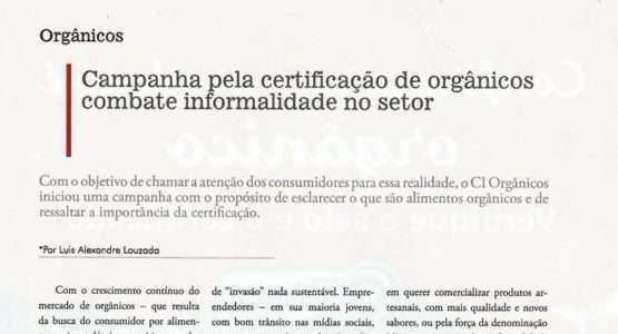 Campanha pela certificação de orgânicos combate informalidade