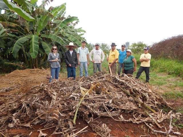 Projeto Compostar conduzido na Fazenda Agroecológica da Embrapa Arroz e Feijão e nas propriedades de produtores parceiros em Orizona e Buritizinho / Foto: RIZZO, Pricila Vetrano - Embrapa