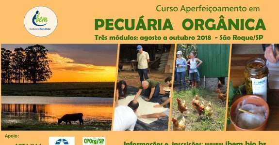 IBEM realiza curso sobre pecuária orgânica em SP