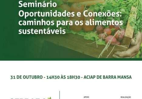 Seminário em Barra Mansa vai debater as vantagens e benefícios da produção orgânica Seminário em Barra Mansa vai debater as vantagens e benefícios da produção orgânica