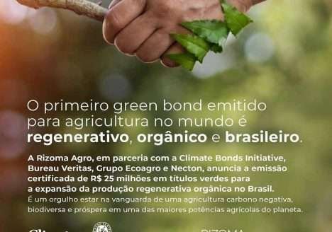 Rizoma e grupo Ecoagro realizam primeira emissão certificada de título verde do mundo Rizoma e grupo Ecoagro realizam primeira emissão certificada de título verde do mundo