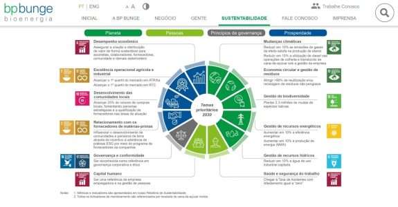 Cana com adubo orgânico