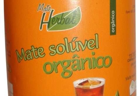 Biscoitos do céu e mate solúvel orgânico