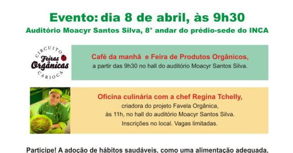 Campanha Brasil Saudável e Sustentável oferece oficina culinária e estimula alimentação saudável