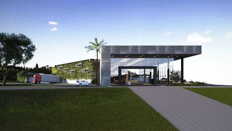Fachada do projeto de cooperativa agroindustrial - Foto - Divulgação_Caciani Gemmi