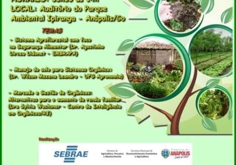 Seminário Agroecológico acontecerá em Goiás Seminário Agroecológico acontecerá em Goiás