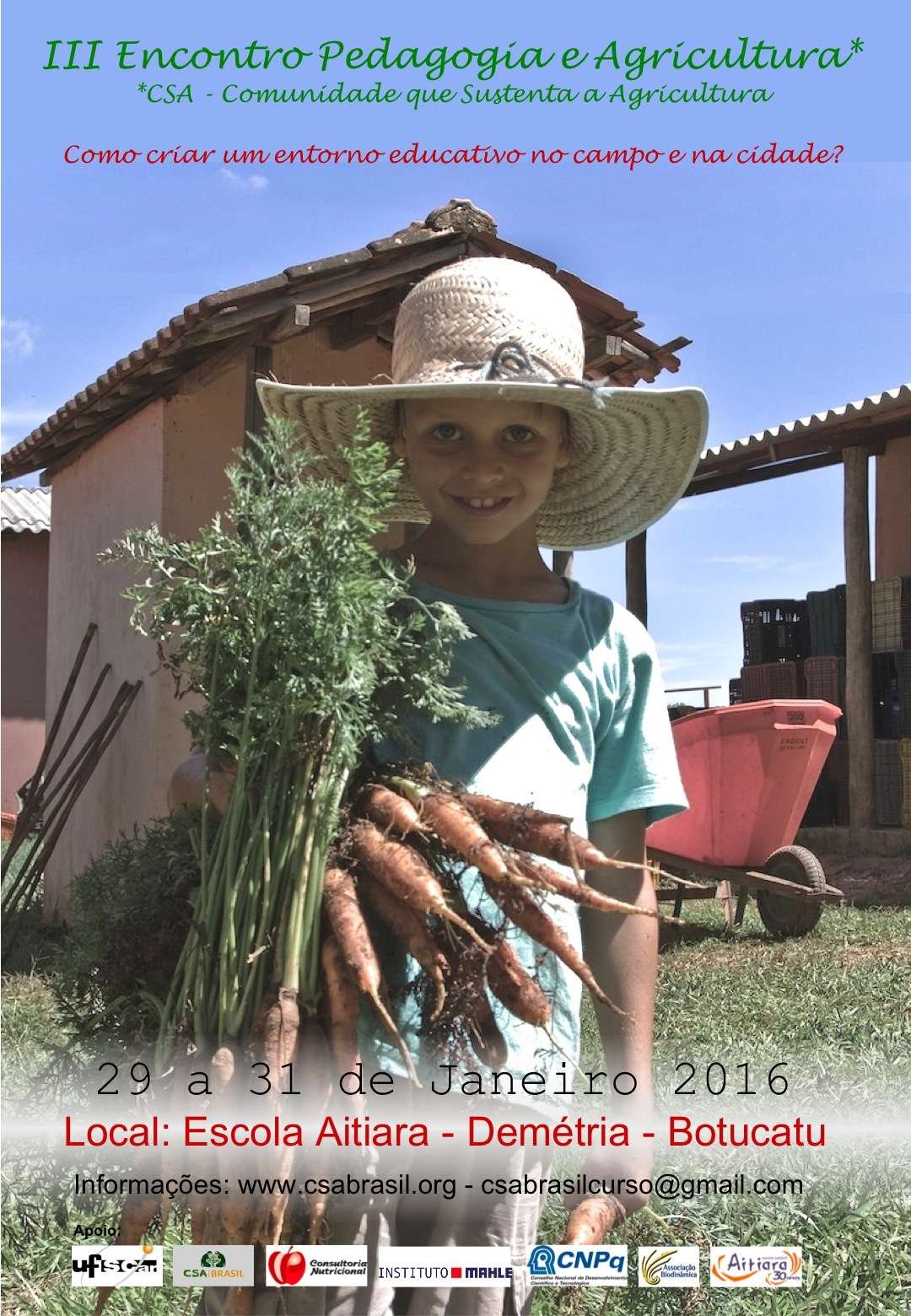 III Encontro cartaz frente