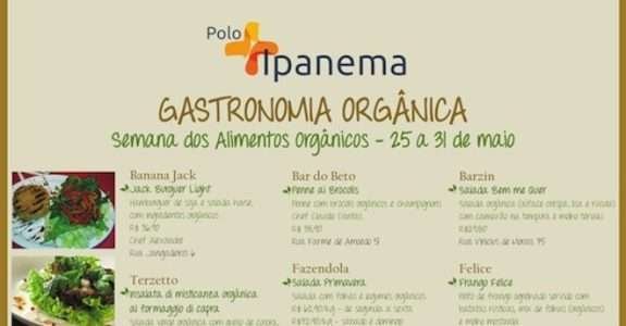 Semana do Alimento Orgânico será no final de maio