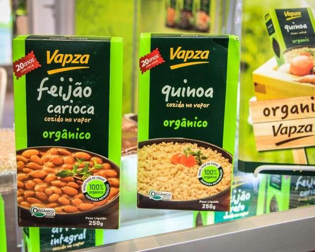 Presença brasileira na BioFach alemã: a paranaense Vapza leva à feira alimentos cozidos a vapor e embalados a vácuo Foto: Divulgação/CI Orgânicos
