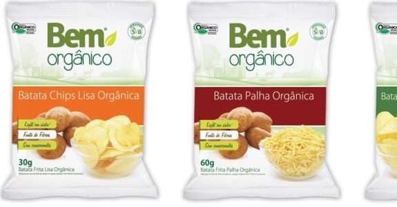 Bem Orgânico lança a 1ª Batata frita orgânica do Brasil