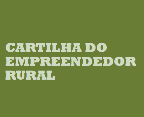 cartilha do empreendedor rural
