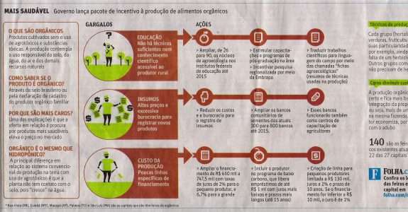 Governo decide investir em orgânicos