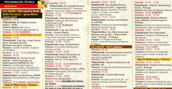 Içara (SC) recebe 1º Simpósio Nacional de Apicultura Orgânica