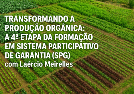 Transformando a produção orgânica: a 4ª etapa da formação em Sistema Participativo de Garantia (SPG) com Laércio Meirelles
