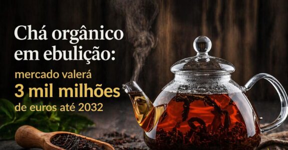 Chá orgânico em ebulição: mercado valerá 3 mil milhões de euros até 2032