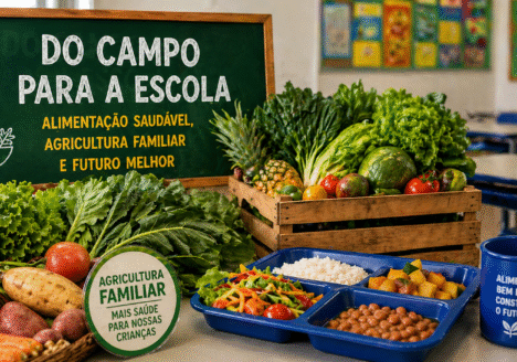 Mais da metade da merenda escolar vem da agricultura familiar em Londrina