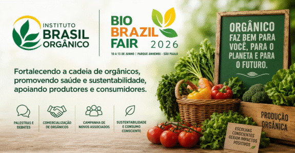 Instituto Brasil Orgânico participa da Bio Brazil Fair com palestras, debate sobre comercialização e campanha de novos associados