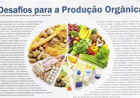 Desafios da produção orgânica
